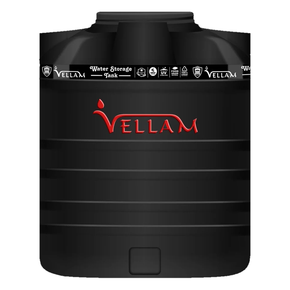 Vellam water tank in black
