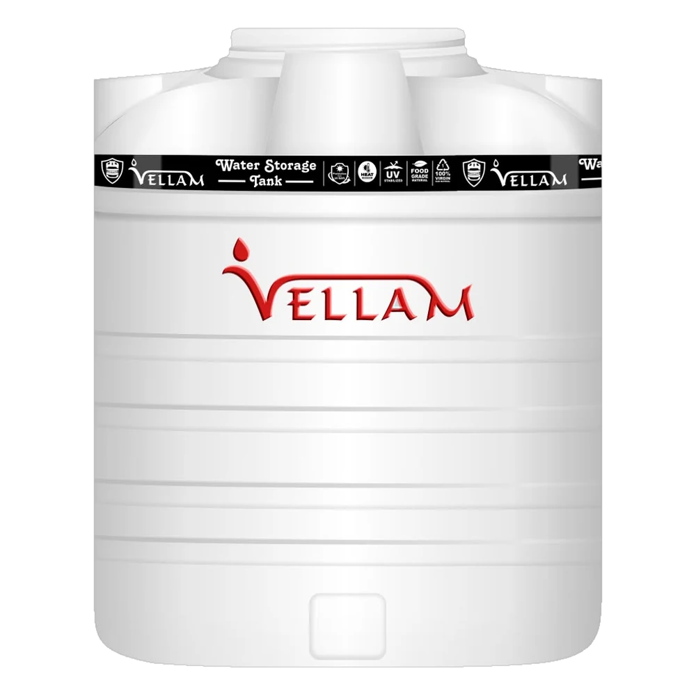 Vellam water tank in white